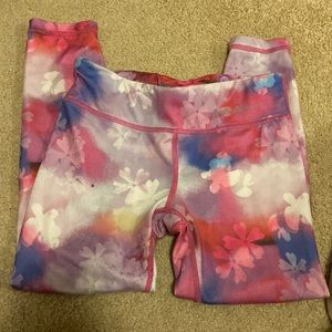 Flowered Eddie Bauer leggings